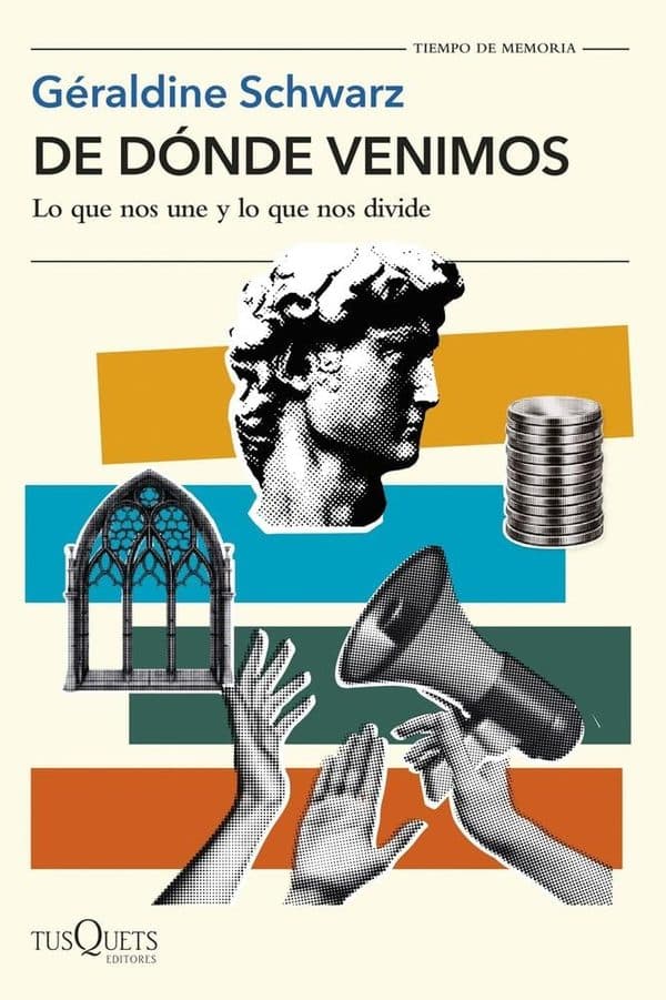 Cubierta de «De dónde venimos. Lo que nos une y lo que nos divide»