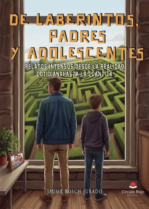 Cubierta de «De laberintos, padres y adolescentes»