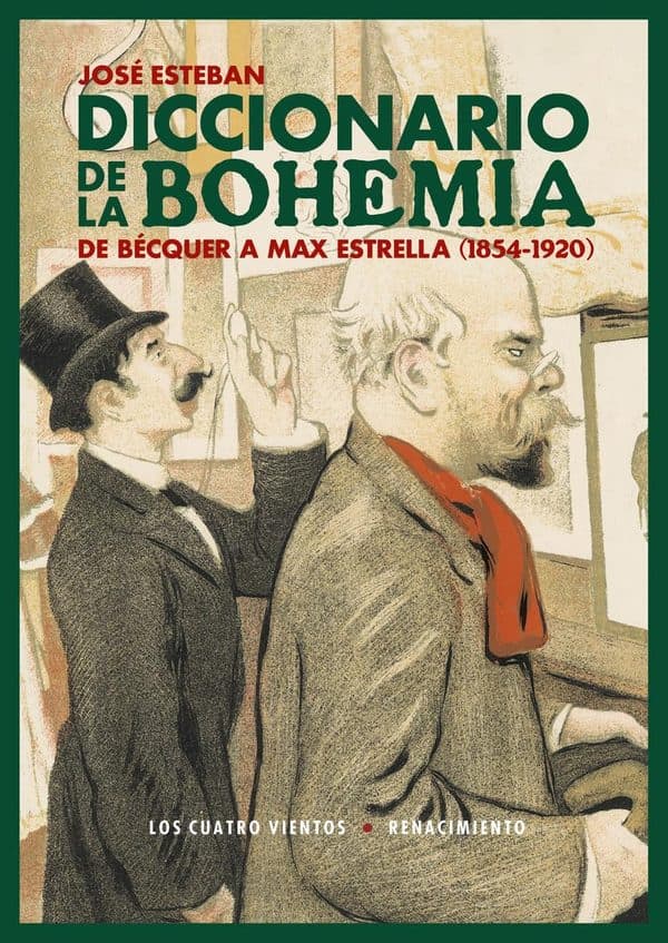 Cubierta de «Diccionario de la bohemia. De Bécquer a Max Estrella (1854-1920)»