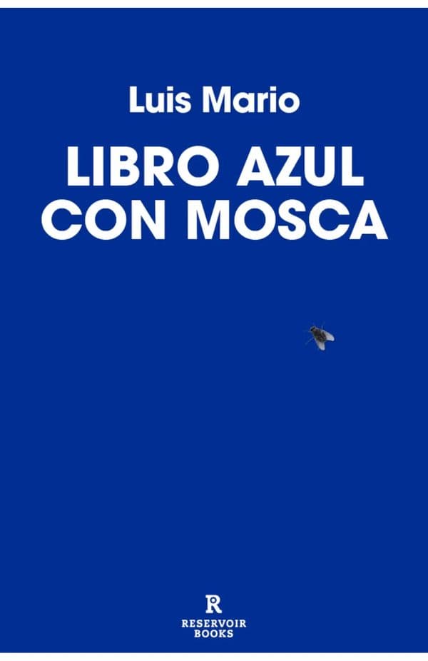 Cubierta de «Libro azul con mosca»